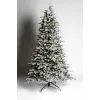 Brad artificial Euforia Light Snow 200 cm QC473, 850 Ramuri 2D + 3D PE, Circumferinta Bazei 283 cm